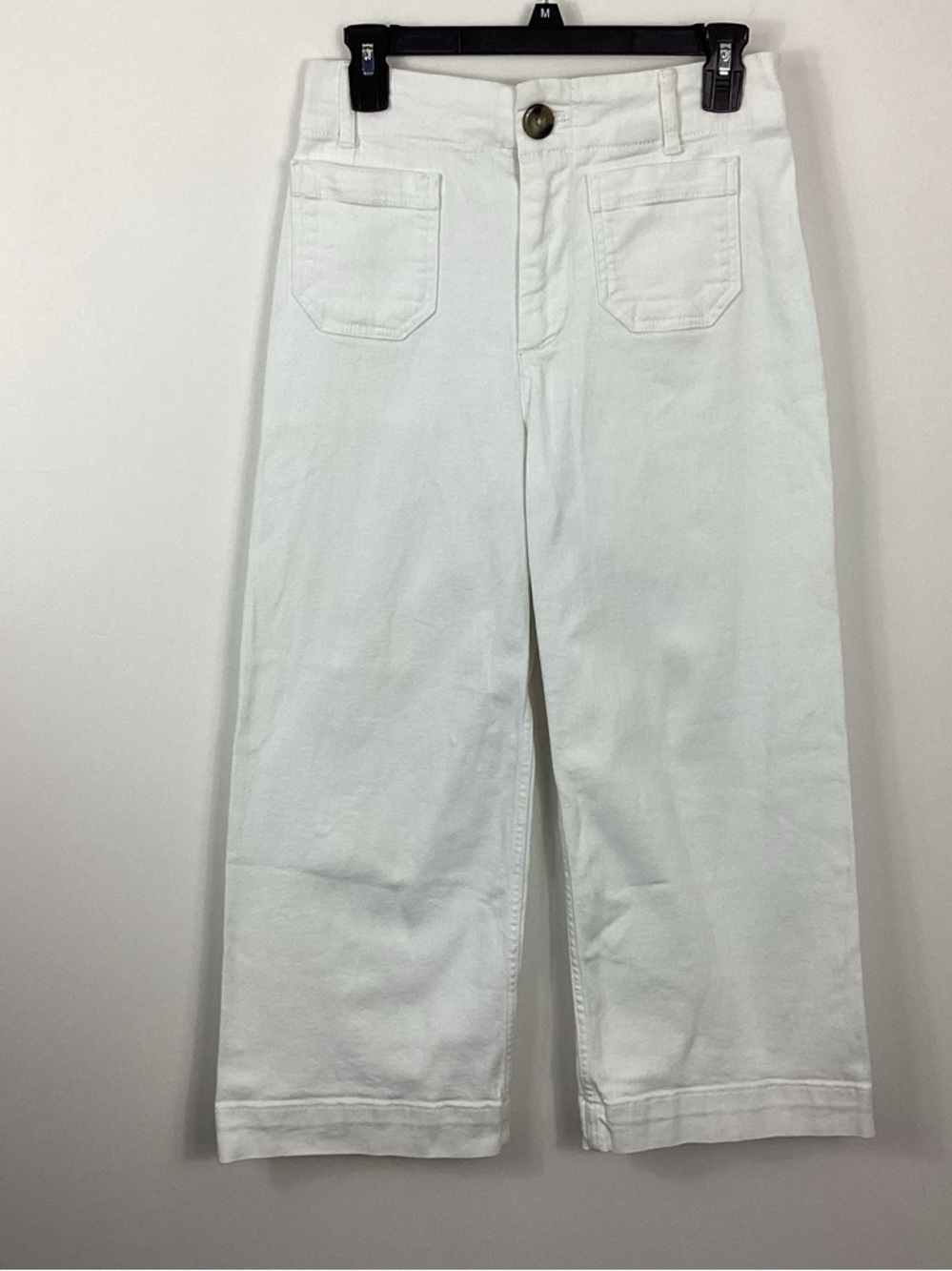 Pilcro The Skipper White Wide Leg Jeans Size 26P
